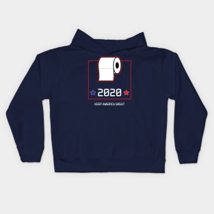 Toilet paper Crisis Vote Election 2020 Gift Kids Hoodie